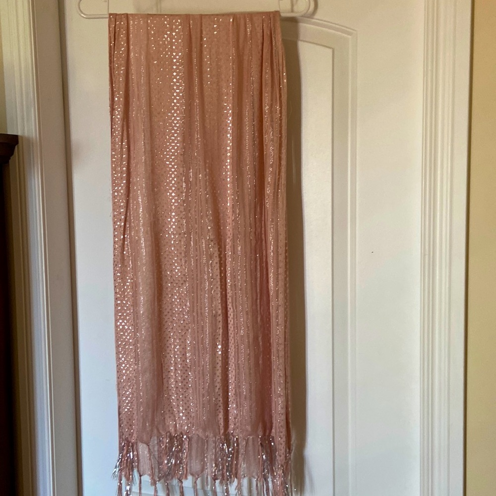 Beautiful light pink scarf